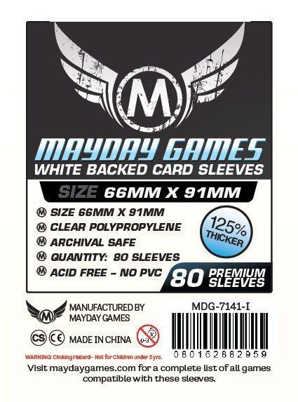 80 Mayday Games Ultimate MTG/Pro Card Sleeves White-backed and Textured 63.5mm x 88mm