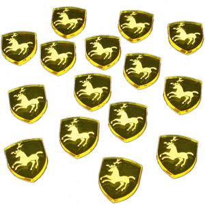 Bag of 15x Stag, House Baratheon Acrylic power tokens for A Game of Thrones LCG 2nd Edition