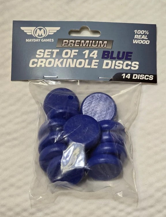 Blue Premium Crokinole discs