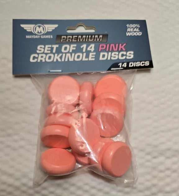 Pink Premium Crokinole discs