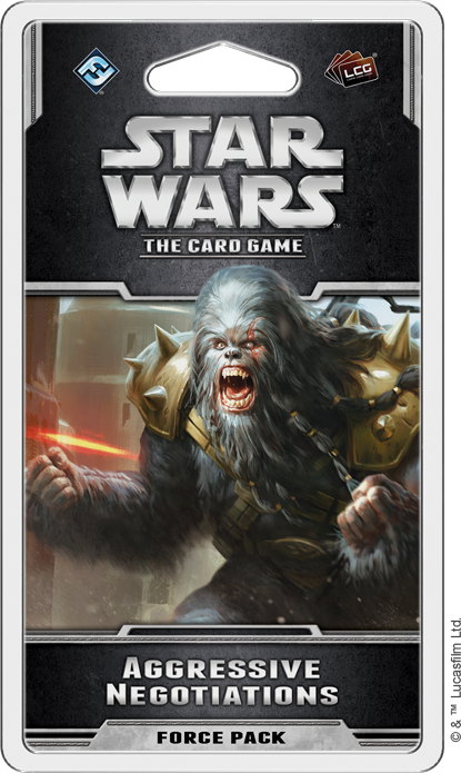 Star Wars The Card Game Aggressive Negotiations Force Pack