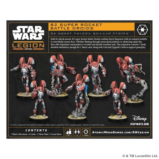 Star Wars Legion B2 Super Battle Droid Rocket Troopers
