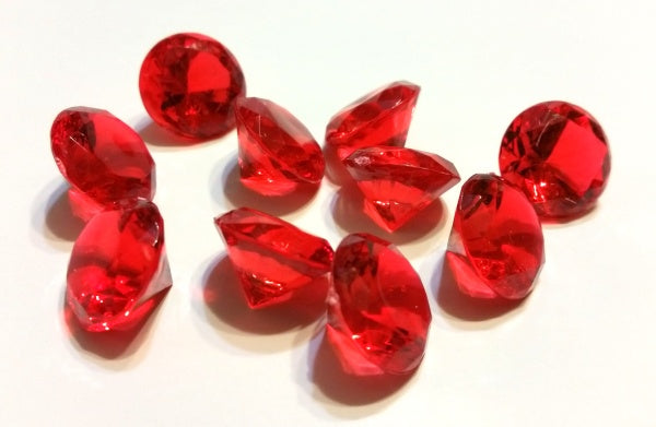 Acrylic Red Gems