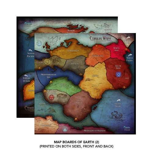 Cthulhu Wars 6-8 Player Earth Map M4