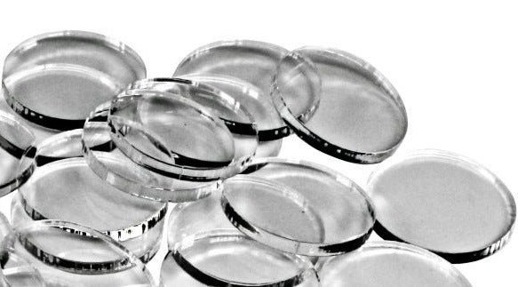 Infrantry bases 27mm Compatible with SW: Legion, 3mm Clear (25)