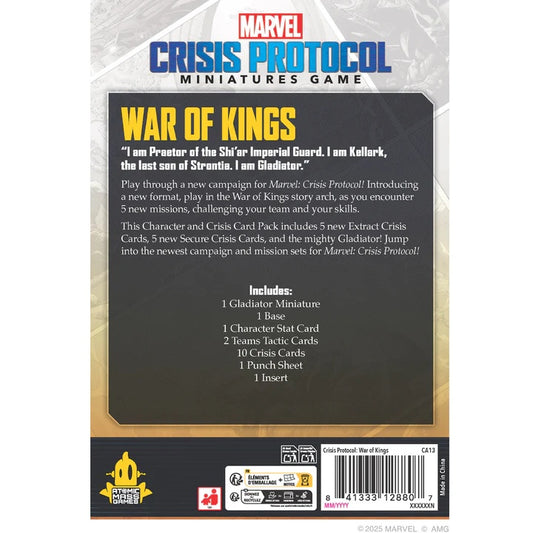 Marvel: Crisis Protocol War of Kings Character and Crisis Card Pack