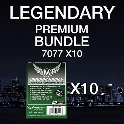 Premium Card Sleeve Bundle for game Legendary (MDG7077x10)