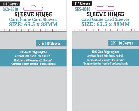 Sleeve King bundle for expansions to Renegade Deck building games (SKS8810x2)