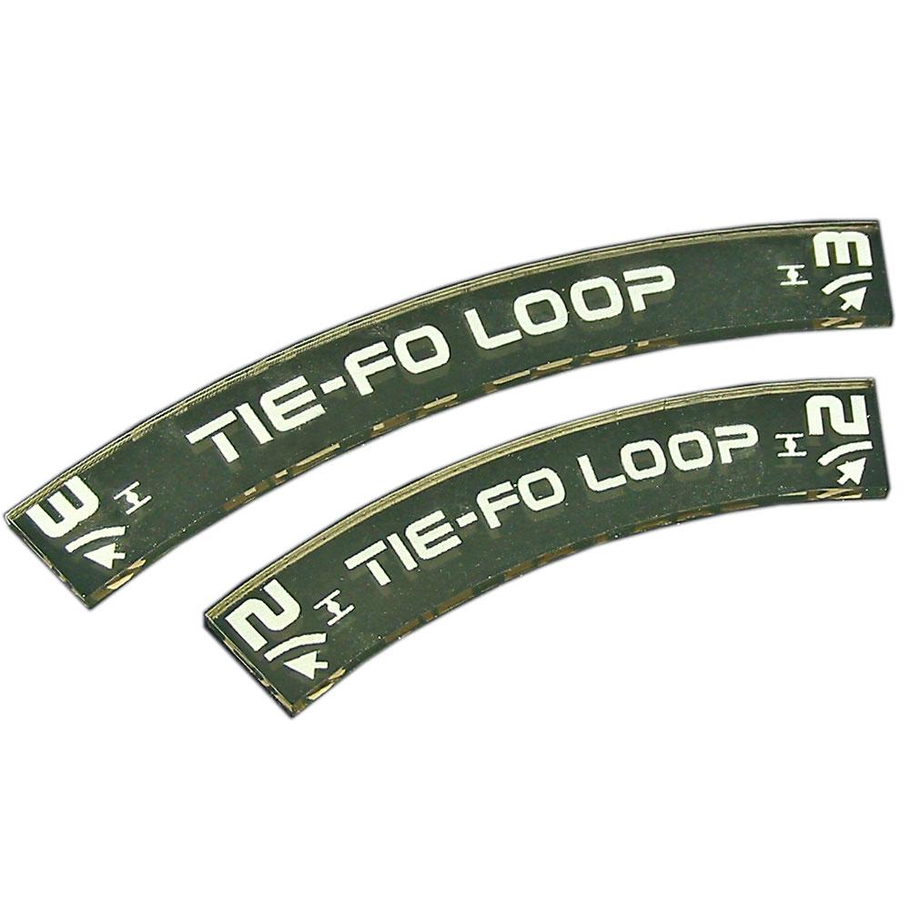 Space Fighter TIE-FO LOOP Maneuver Gauge Set, Transparent Bronze (2)