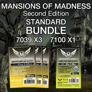 Standard Card Sleeve Bundle for Mansions of Madness 2nd Edition (MDG7039x3, MDG7100x1)