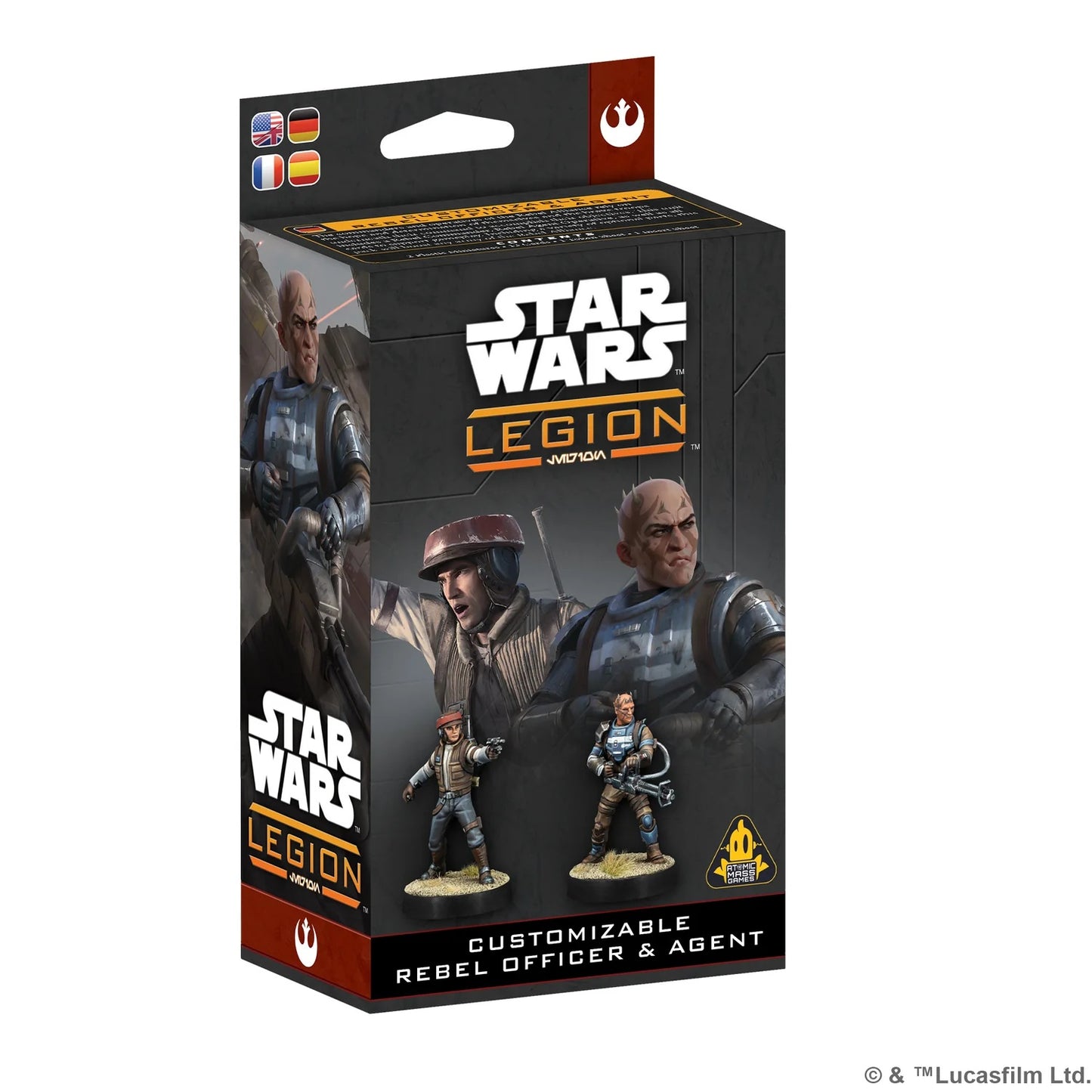 Star Wars Legion Customisable Rebel Officer and Agent