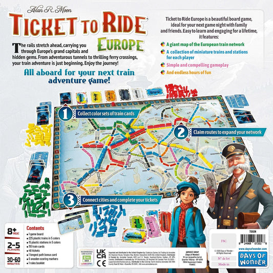 Ticket to Ride Europe Refresh