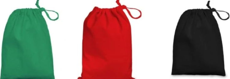 Medium Cotton Drawstring Bag