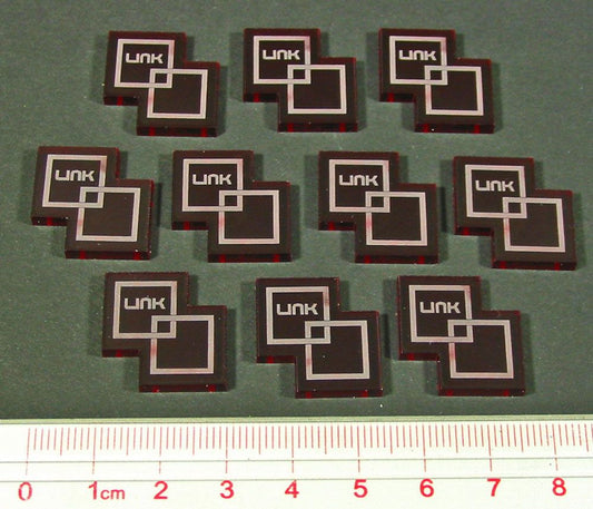 10 Link Tokens for Android Netrunner LCG