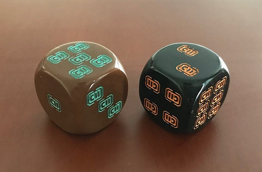 2 mech dice from Scythe Rise of the Fenris