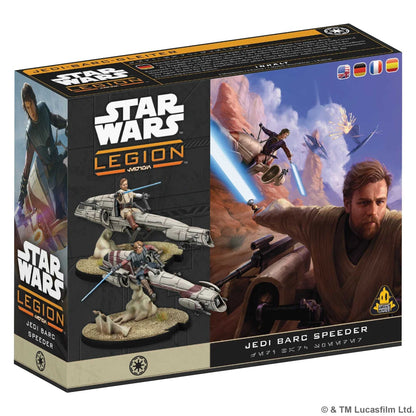 Star Wars Legion Jedi General on BARC Speeder