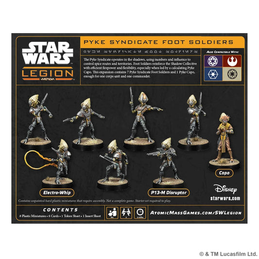 Star Wars Legion Pyke Syndicate Foot Soldiers