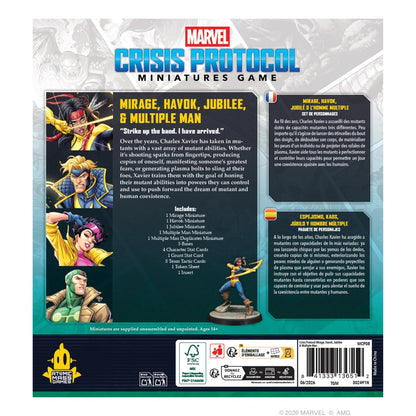 Marvel Crisis Protocol Mirage, Havok, Jubilee & Multiple Man
