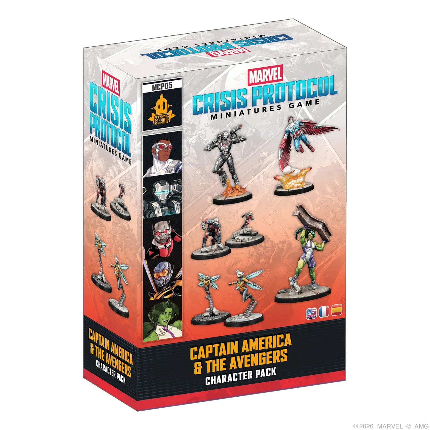 Marvel Crisis Protocol Captain America & The Avengers Character Pack