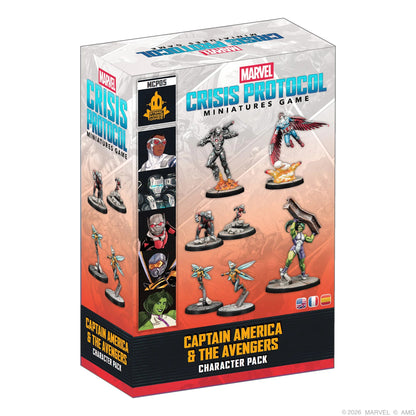 Marvel Crisis Protocol Captain America & The Avengers Character Pack