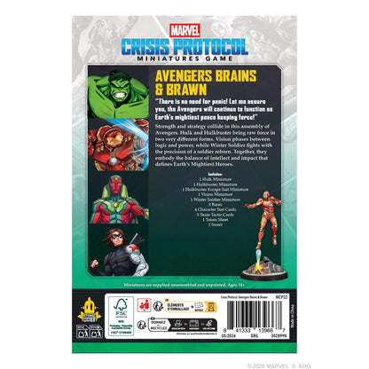 Marvel Crisis Protocol Avengers Brains & Brawn Character Pack