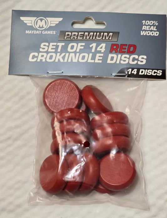 Red Premium Crokinole discs