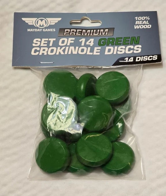 Green Premium Crokinole discs