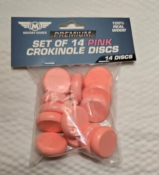 Pink Premium Crokinole discs