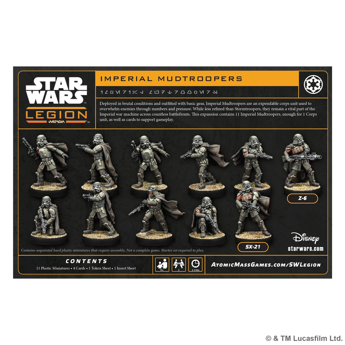 Star Wars Legion Imperial Mud Troopers