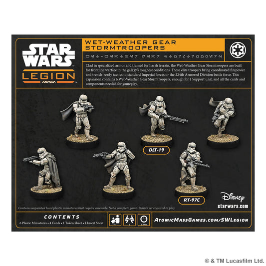 Star Wars Legion Wet-Weather Gear Stormtroopers