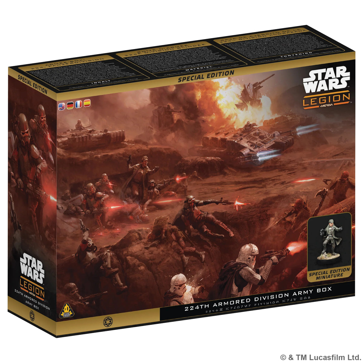 Star Wars: Legion 224th Armored Division Army Box
