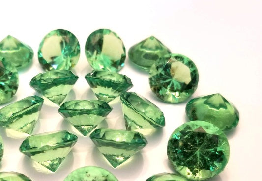 Acrylic Emerald Green Gems