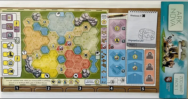 Ark Nova Card Game: Zoo Map Pack 1