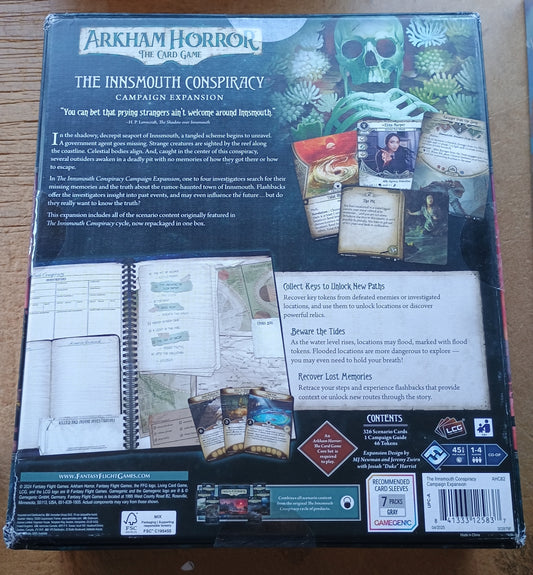 DAMAGED Arkham Horror the Card Game Innsmouth Conspiracy Campaign Expansion