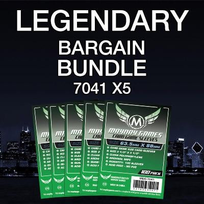 Bargain Card Sleeve Bundle for game Legendary (MDG7041x5)
