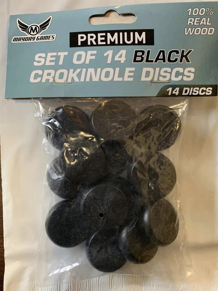 Black Premium Crokinole discs