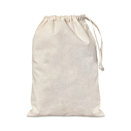 Natural Large cotton bag ideal for Carcassonne tiles