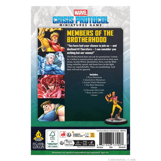 Marvel Crisis Protocol Members of the Brotherhood Affiliation Pack
