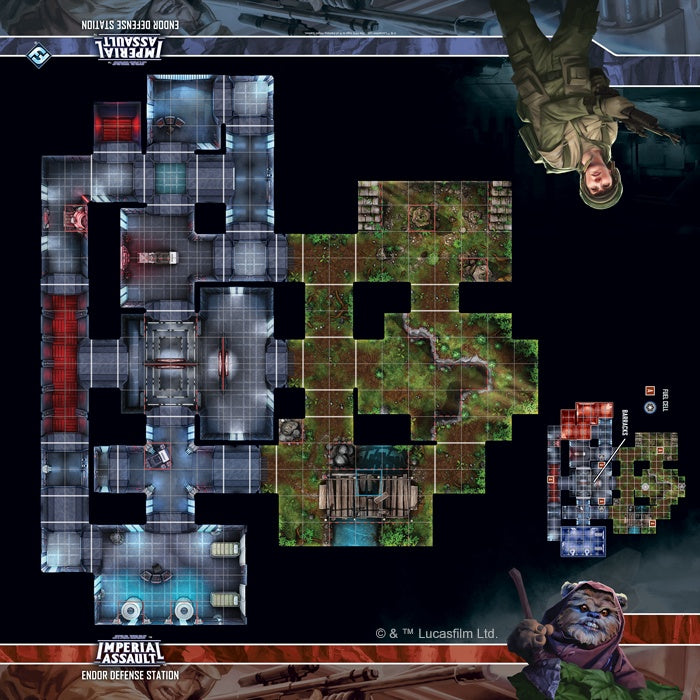 Endor Defense Station Skirmish Map  for Star Wars Imperial Assault