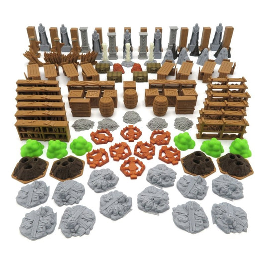Full Scenery Pack for Gloomhaven Jaws of the Lion 114 pieces
