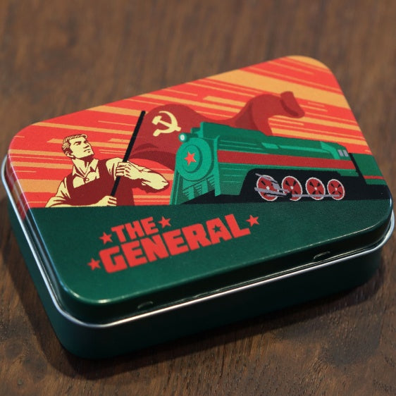 General Deluxe Green Plastic Train Set
