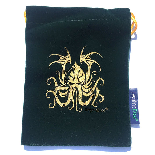 Green Cthulhu Dice Bag