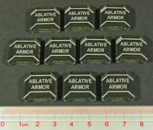 LITKO Space Wing Ablative Armor Tokens, Transparent Bronze (10)