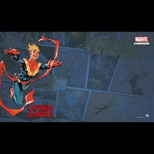 Marvel Champions Captain Marvel Game Mat