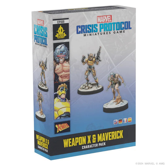 Marvel Crisis Protocol Weapon X and Maverick character pack