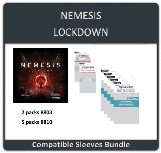 "Nemesis Lockdown" Compatible Sleeve Bundle (8810 X 5 + 8803 X 2)