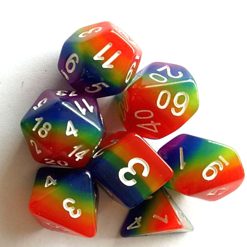 Rainbow LegendDice Rainbow Dice Set