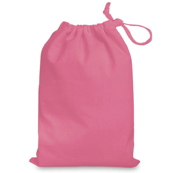 Large cotton drawstring bag
