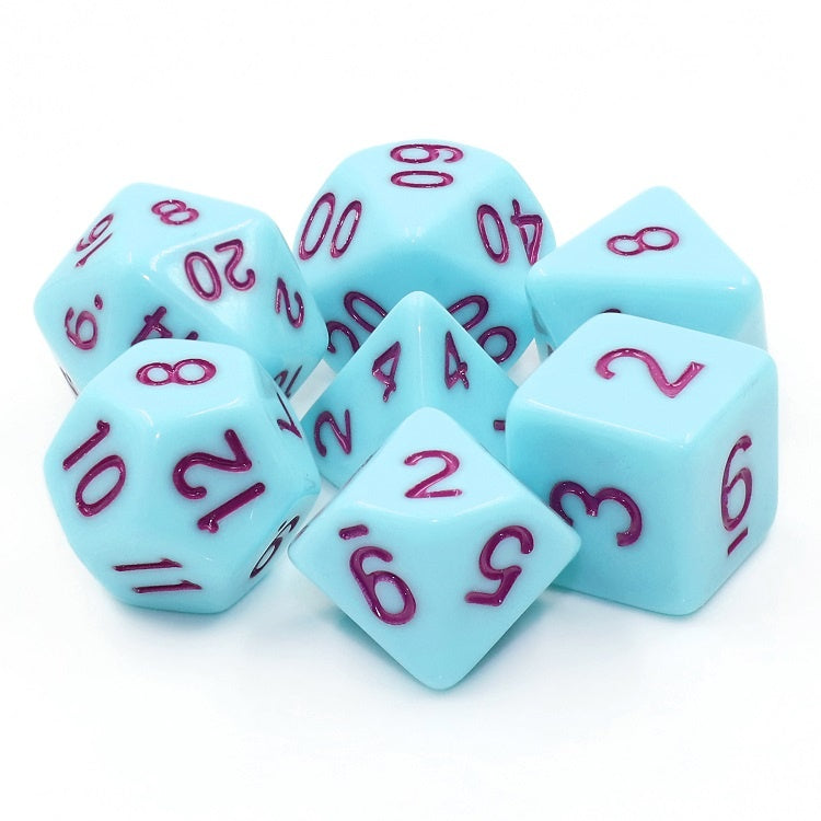 Sea Green LegendDice Opaque Dice Set