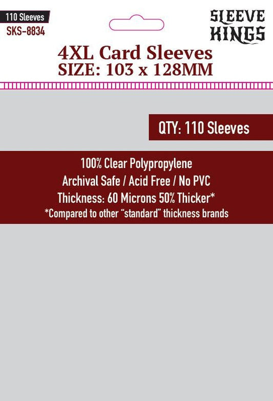 Sleeve Kings Standard "4XL" Sleeves (103 x 128) - 110 Pack, SKS-8834